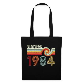 Millésime 1984 - Sac en tissu - noir - Devant