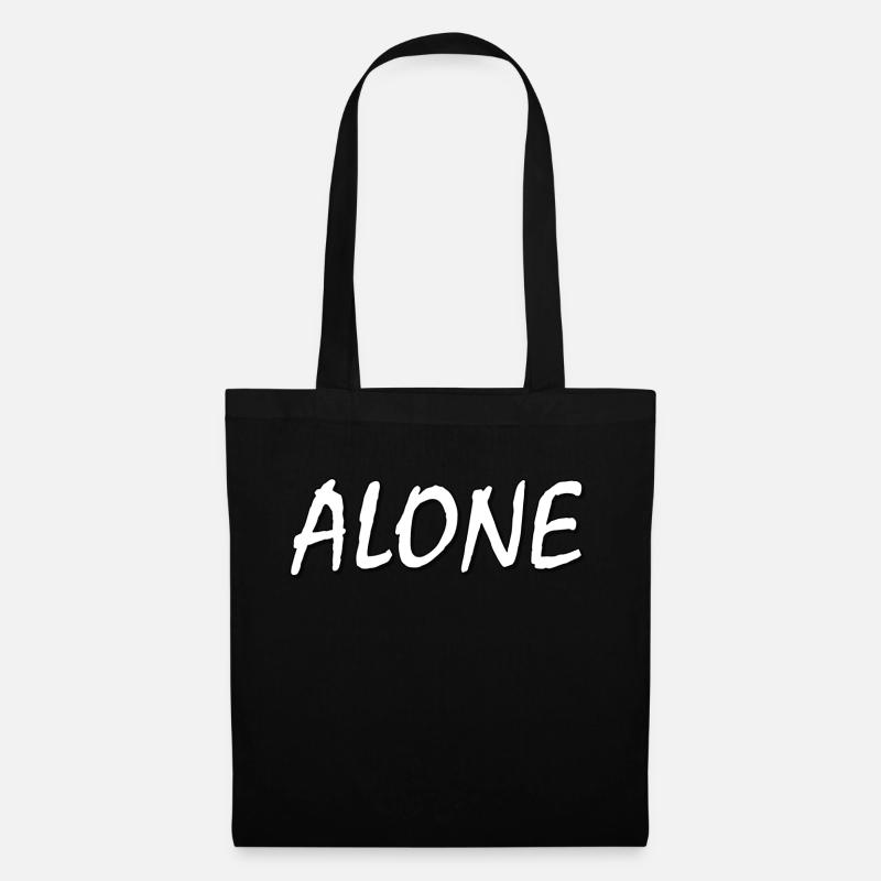 Alone - Tote Bag - black