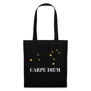 Carpe Diem use the day constellation Leo horoscope - Tote Bag - black - Front