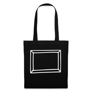 Cadre - Sac en tissu - noir - Devant
