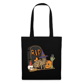 Cute and creepy Pixiebob Cat Halloween - Tote Bag - black - Front