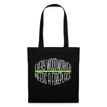amour marteau-piqueur bûcheron maçon - Sac en tissu - noir - Devant