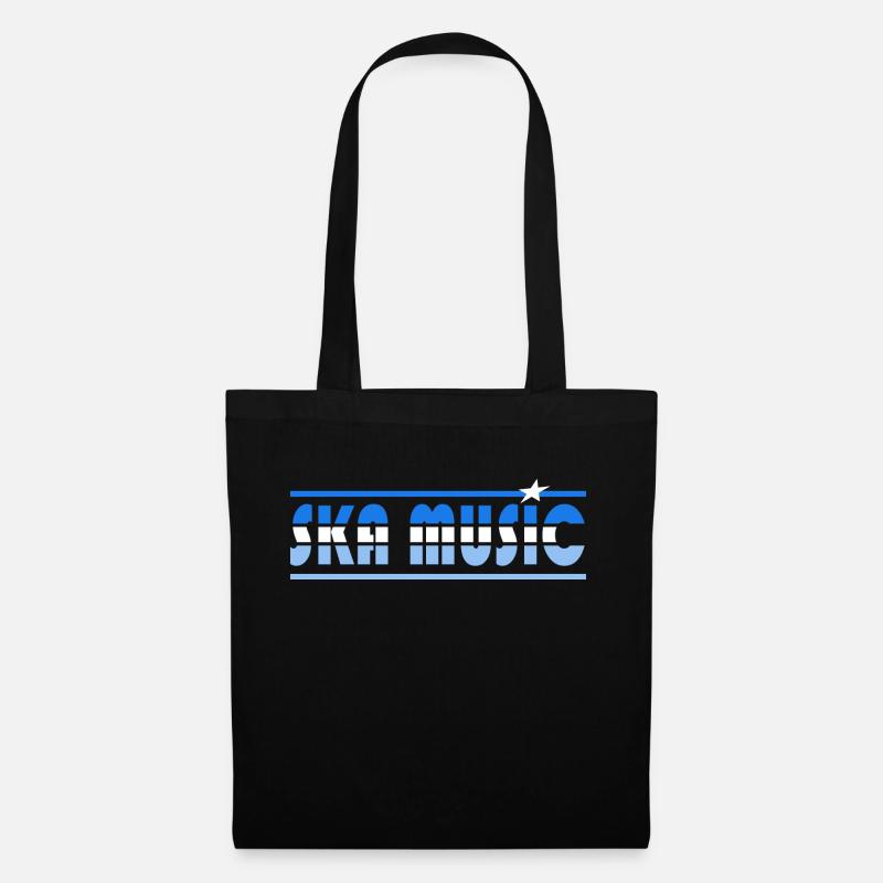 Ska Music Retro - Tote Bag - black