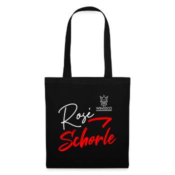 Winegod funny saying Rosé Schorle - Tote Bag - black - Front