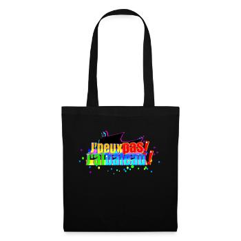 J'peux pas j'ai bâteau - Sac en tissu - noir - Devant
