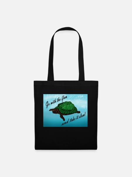 Take it slow! - Tote Bag - black