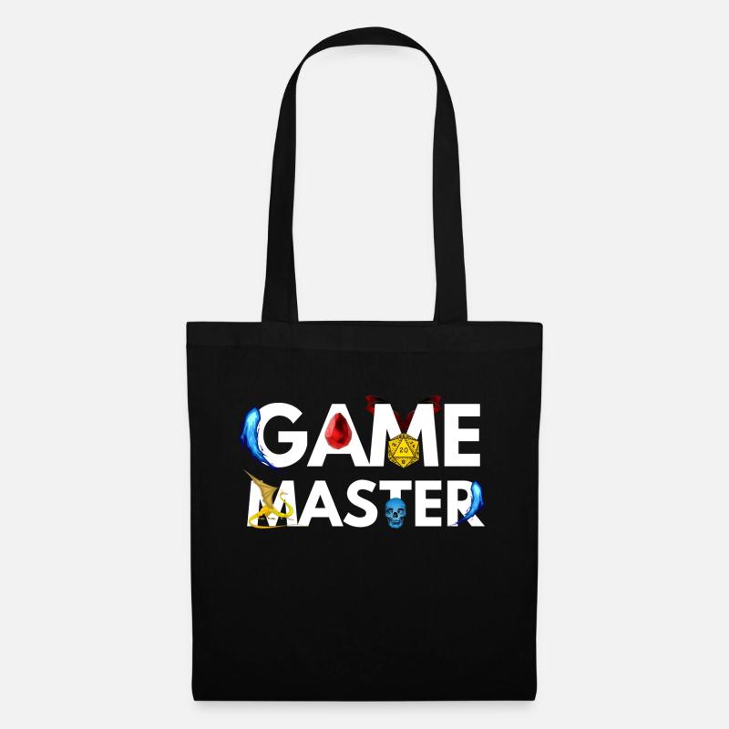GAME MASTER DRAGONS ADVENTURES RPG - Sac en tissu - noir