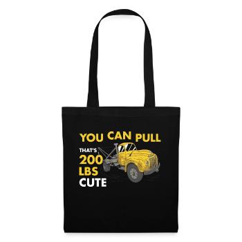 You Can Pull 200 Pounds That's Cute Tow Truck - Tote Bag - black - Front