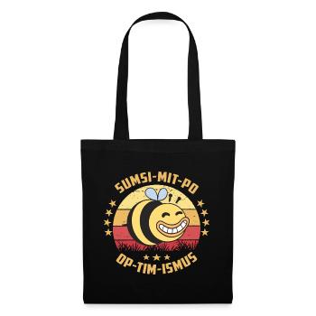 Optimisme ou Sumsi avec les fesses - Sac en tissu - noir - Devant
