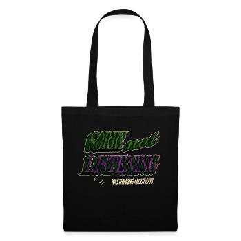 Déclaration I Love Cats - Sac en tissu - noir - Devant