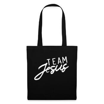 Équipe Jesus God Gift - Sac en tissu - noir - Devant