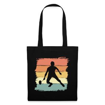 Badminton Retro Vintage Badminton Gift - Tote Bag - black - Front