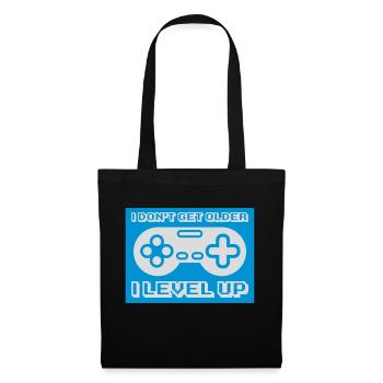 get older level up - Tote Bag - black - Front