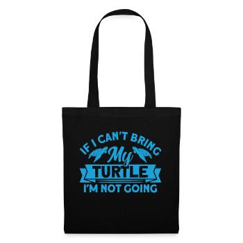 Turtle husbandry Turtle lovers of the sea - Tote Bag - black - Front