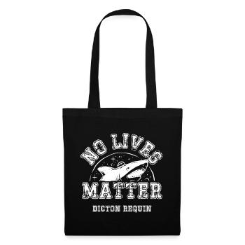 no lives matter - Sac en tissu - noir - Devant