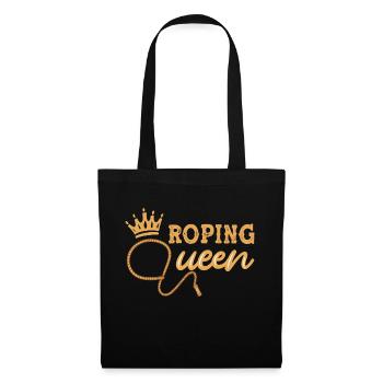 Team Roping - Stoffbeutel - Schwarz - Vorne