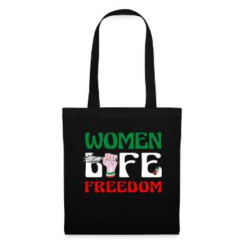 Cute Iranian Women - Women Life Freedom - Tote Bag - black - Front