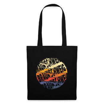 Braunschweig Germany City Vintage Retro - Tote Bag - black - Front