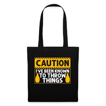 Pliez-vous pour ne pas casser Artiste céramiste - Sac en tissu - noir - Devant