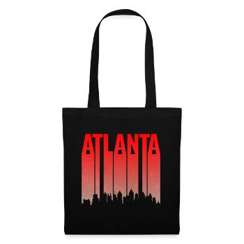 Atlanta Skyline Gradient - Tote Bag - black - Front