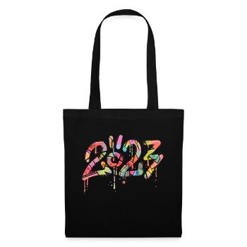 Style graffiti Splash hip hop couleurs peintre 2023 - Sac en tissu - noir - Devant