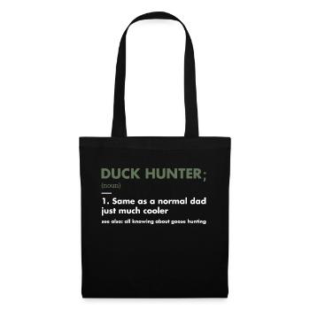 Duck Hunter Definition Duck Hunting - Tote Bag - black - Front