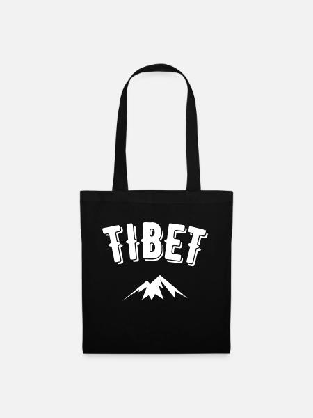 Tibet - Stoffbeutel - Schwarz