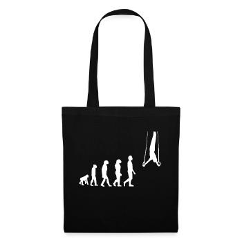 Evolution gymnastics rings - Tote Bag - black - Front