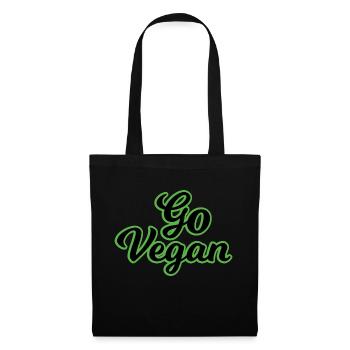 Vegan Veggie - Tote Bag - black - Front