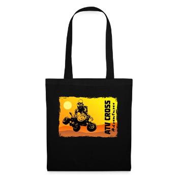 Quad Racing - ATV Racer - Tote Bag - black - Front