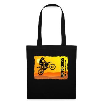 Supercross - Moto Cross - Motocross - Stoffbeutel - Schwarz - Vorne