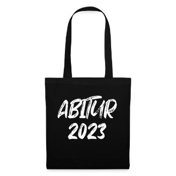 Abitur Abi 2023 - Stoffbeutel - Schwarz - Vorne