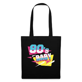 80s Baby - Tote Bag - black - Front