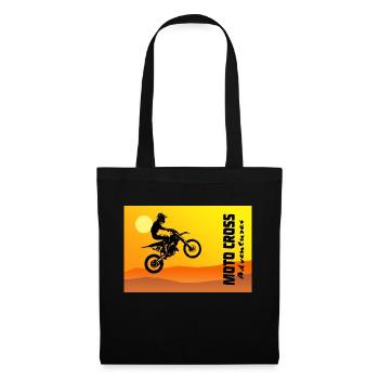 Moto Cross - Motocross - Supercross - Tote Bag - black - Front