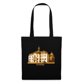 Teterow Town Hall Rostock Mecklenburg-Vorpommern - Tote Bag - black - Front