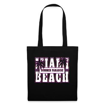 Neon Anime Retro Vintage Cool Pink NGE - Stoffbeutel - Schwarz - Vorne