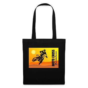 Moto Cross - Motocross - Supercross - Stoffbeutel - Schwarz - Vorne