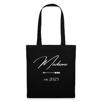 Madame en 2023 - Sac en tissu - noir - Devant