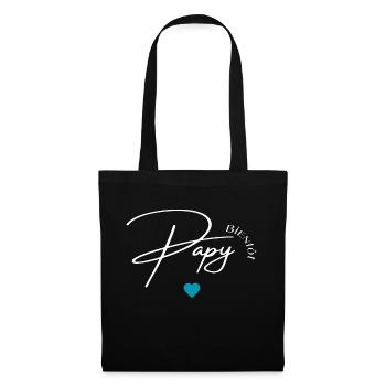 Bientôt papy - Sac en tissu - noir - Devant