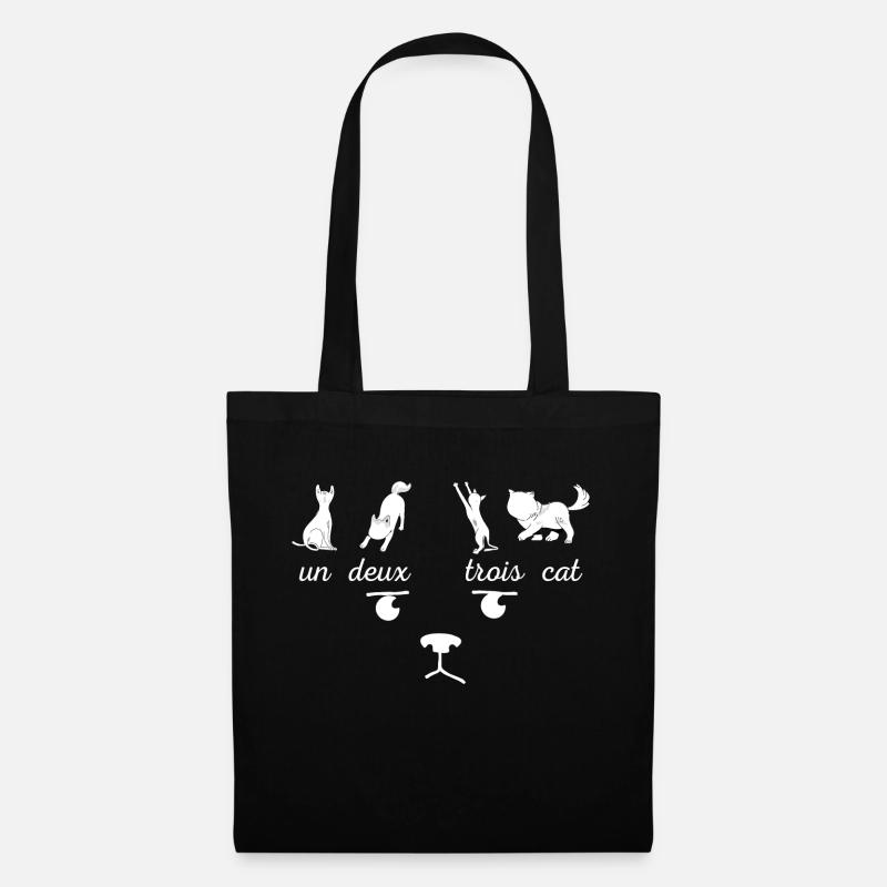 Un Deux Trois Cat - Sac en tissu - noir
