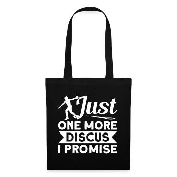 Discus Throw Discus Thrower Athletics Discus - Tote Bag - black - Front