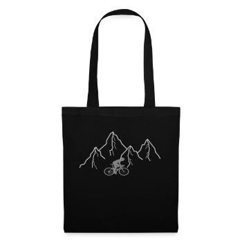 Vélo Montagne Paysage Vélo de montagne - Sac en tissu - noir - Devant