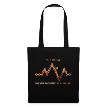 Get a Bicycle - Tote Bag - black - Front