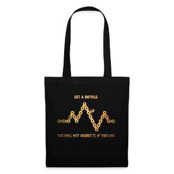 Get a Bicycle - Tote Bag - black - Front