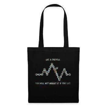 Get a Bicycle - Tote Bag - black - Front