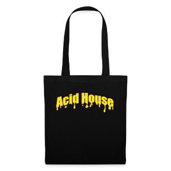 Acid House Music - Stoffbeutel - Schwarz - Vorne