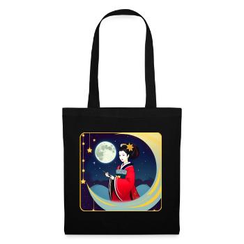 Cute Geisha Traditional Japan Style - Tote Bag - black - Front