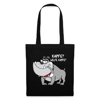 Kapfe? Welfe Kapfe? - Stoffbeutel - Schwarz - Vorne