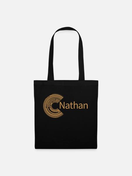 Pour Nathan - Sac en tissu - noir