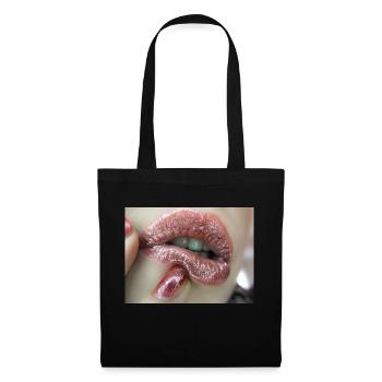 sexylip - Stoffbeutel - Schwarz - Vorne